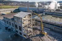 Teilabbruch Kartonfabrik Niedergösgen