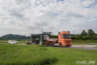 Die ersten Elemente der ASTRA-Bridge treffen am Lagerplatz ein